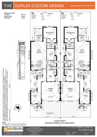 MetroStrata duplex development plans