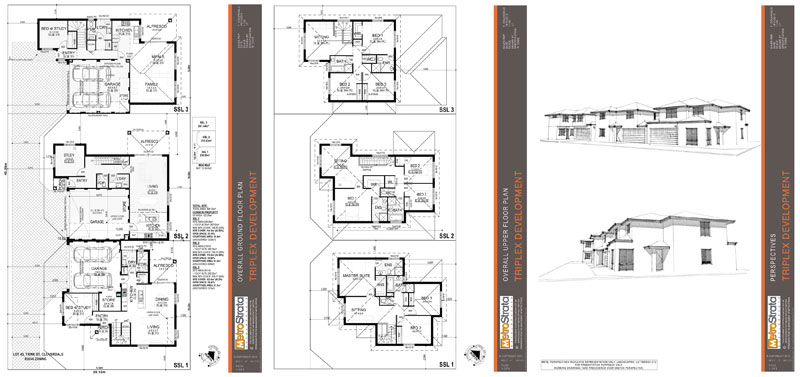 MetroStrata triplex development plans